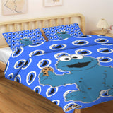 4-Piece Bedding Set with Blank Fitted Sheet 59x82.7inch
