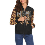 All Over Print Bomber Jacket for Women